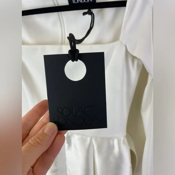 Solace London Mabel Belted Wedding Dress US 6 NWT - Picture 16 of 16